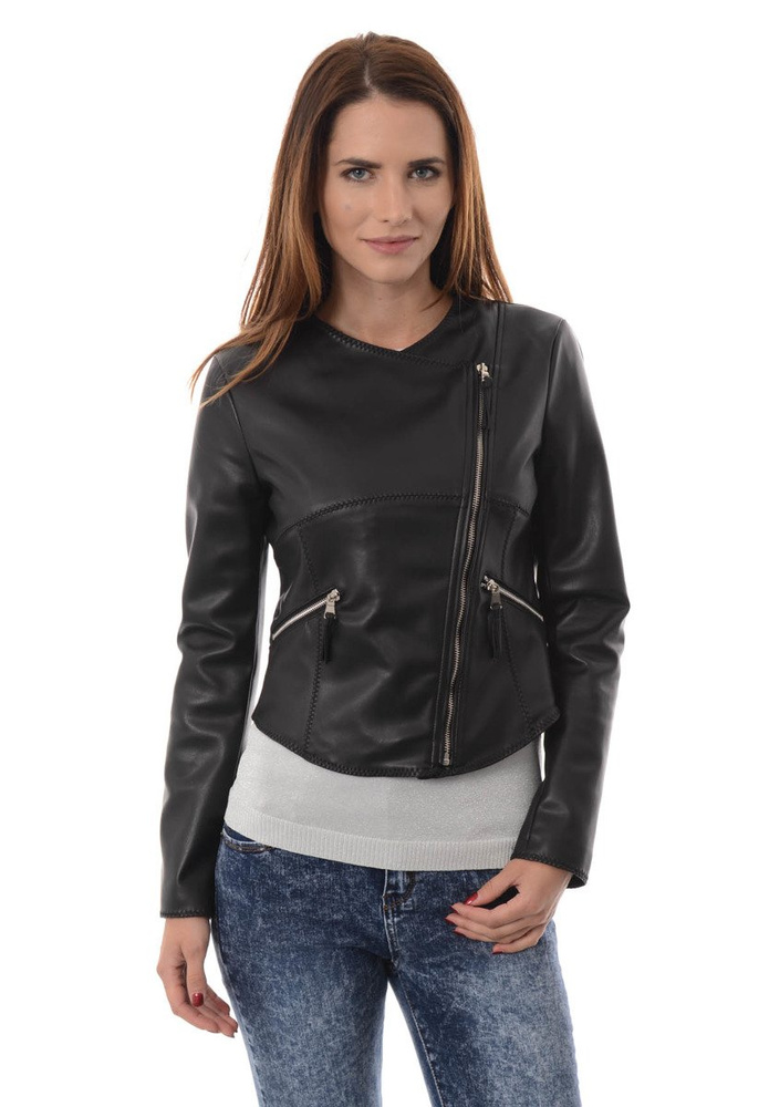 Damska Kurtka Ramoneska Czarna