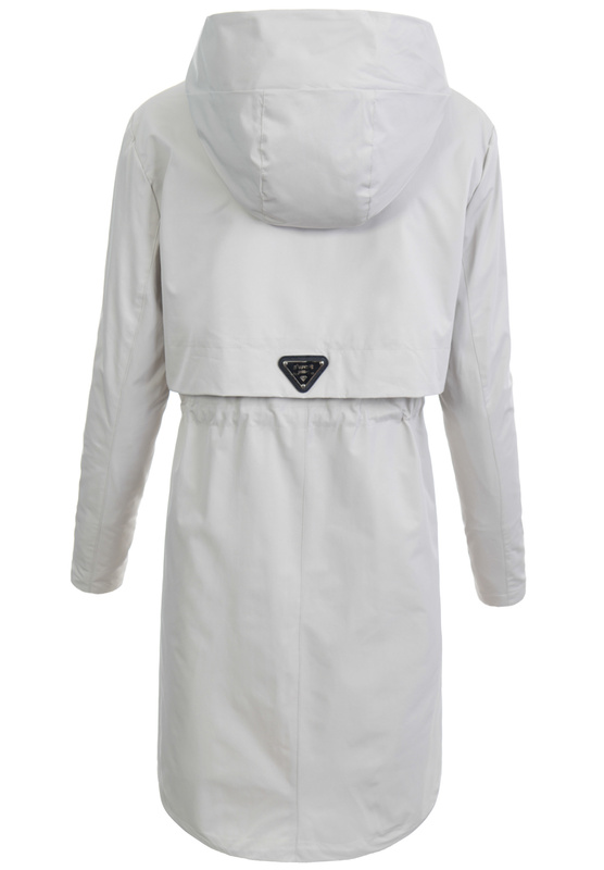 Damska Kurtka Parka Wiosenna Sofia Ecru