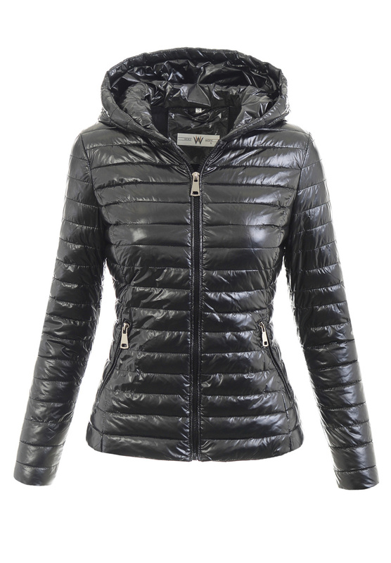 Damska Kurtka Ortalionowa Wiosenna Amelia Czarna