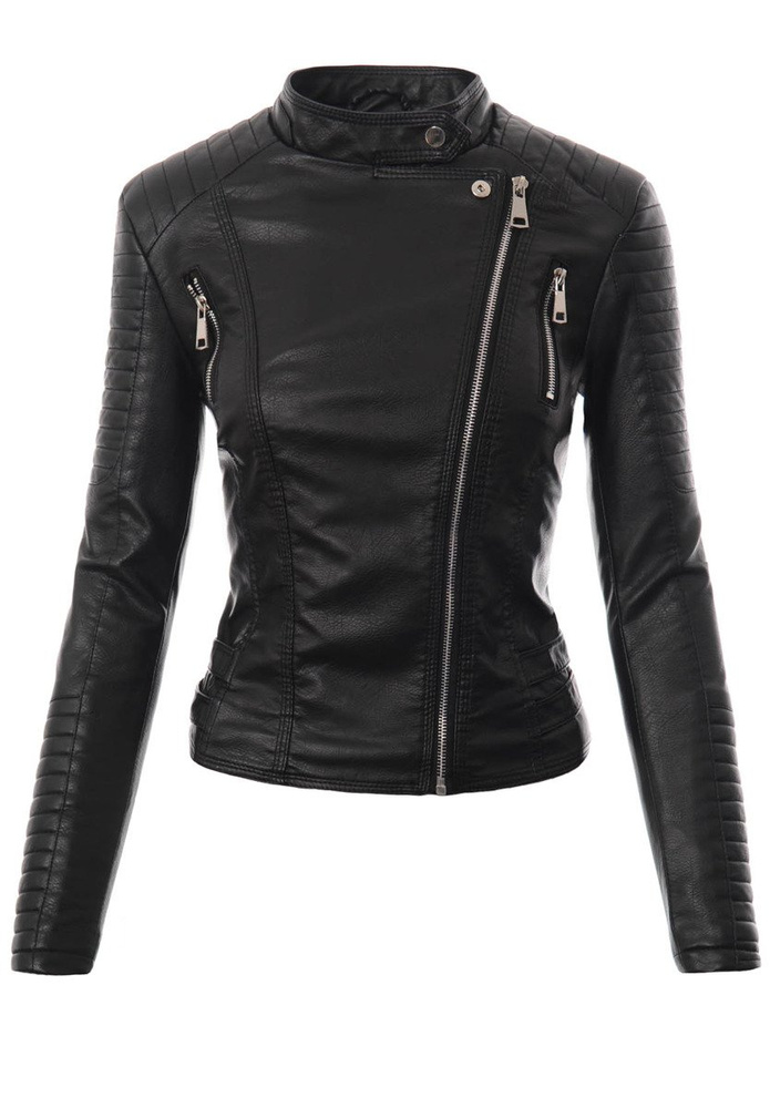 Rewelacyjna Damska Kurtka Ramoneska Krystyna Czarna