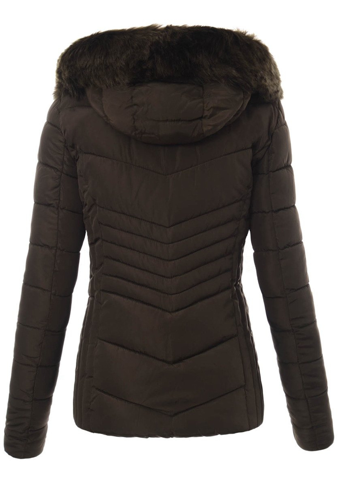 Damska Zimowa Kurtka Ortalionowa Zielona