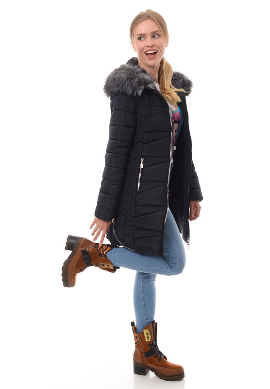 Damska Kurtka Ortalionowa Granatowa