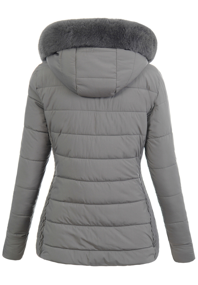 Damska Kurtka Zimowa Kaja Szara