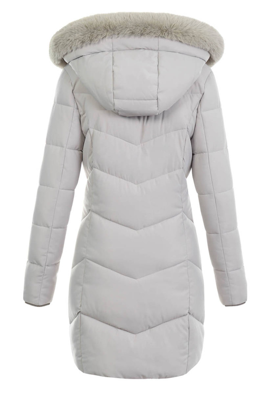 Damska Kurtka Zimowa Pikowana Lidia Beżowa