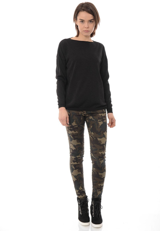 Damska Bluzka Oversize Czarna