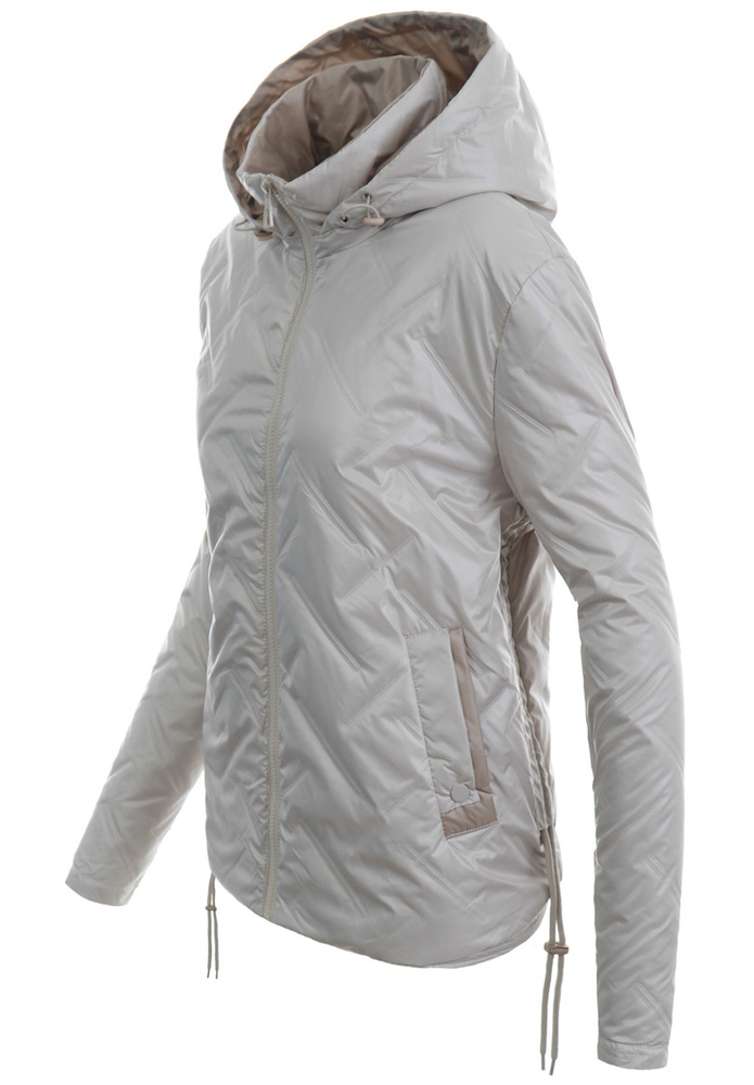 Damska Kurtka Przejściowa Wiosenna Maria Ecru