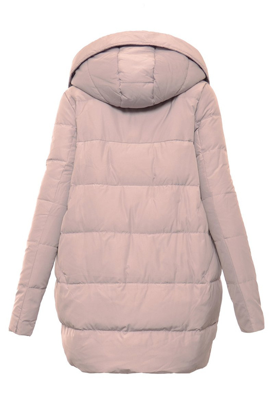 Puchowa Damska Kurtka Zimowa Nancy Szara