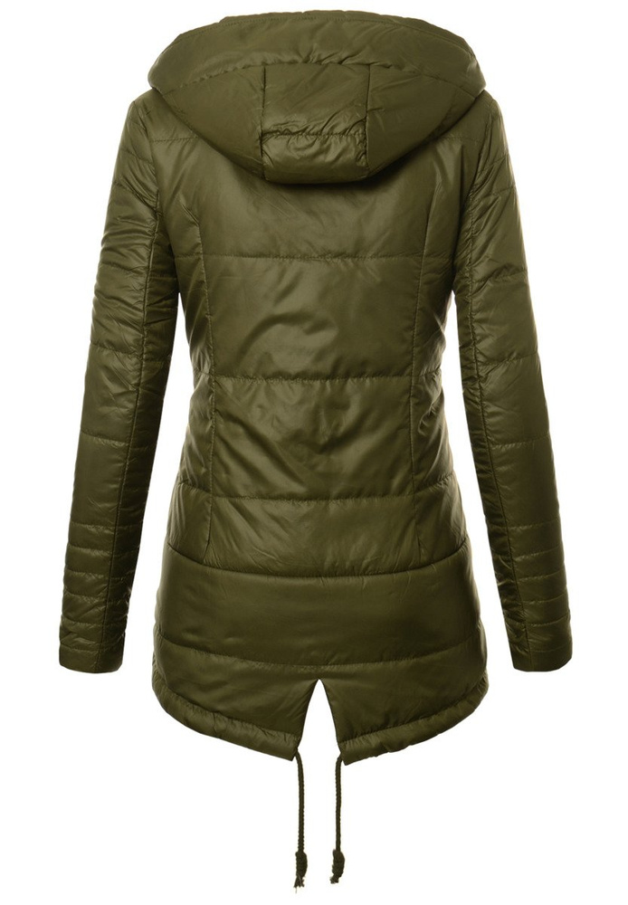 Damska Jesienna Wiosenna Kurtka Ortalionowa Karmen Zielona