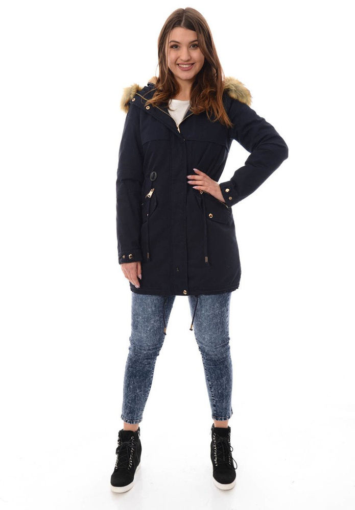 Damska Kurtka Parka Zimowa 2w1 Karola Granat