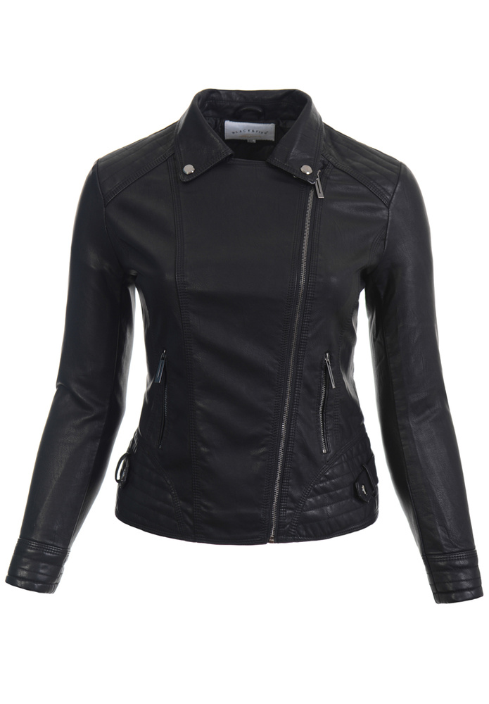 Damska Kurtka Ramoneska Adelina Czarna