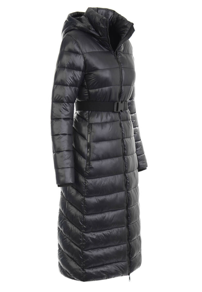 Damska Kurtka Ortalionowa Długa Felicja Czarna