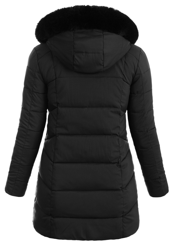 Damska Kurtka Pikowana Kasandra Czarna