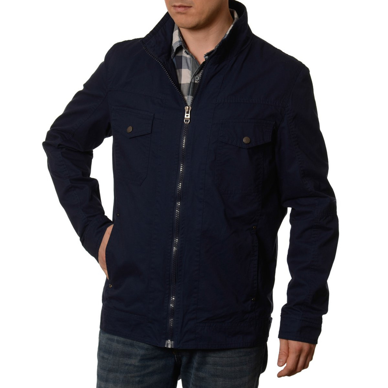 Męska Wiosenna - Jesienna Kurtka Simon Niebieska