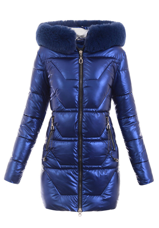 Damska Kurtka Ortalionowa Paola Granatowa