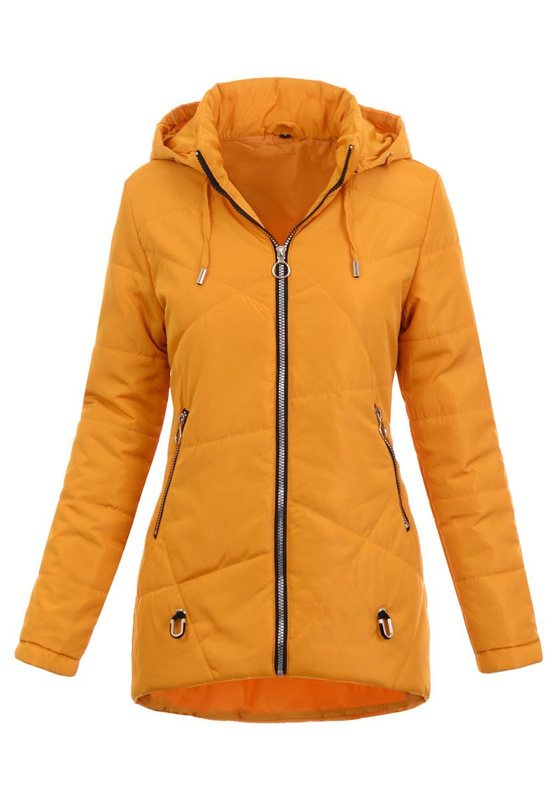 Damska Wiosenna Kurtka Julita Żółta