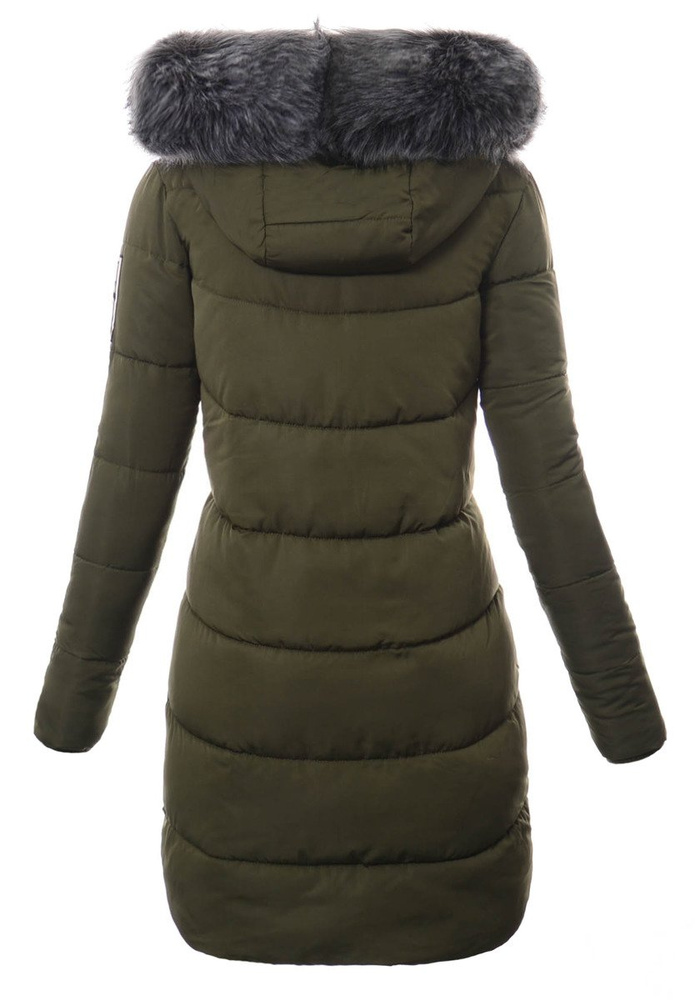 Damska Zimowa Kurtka Ortalionowa Zielona