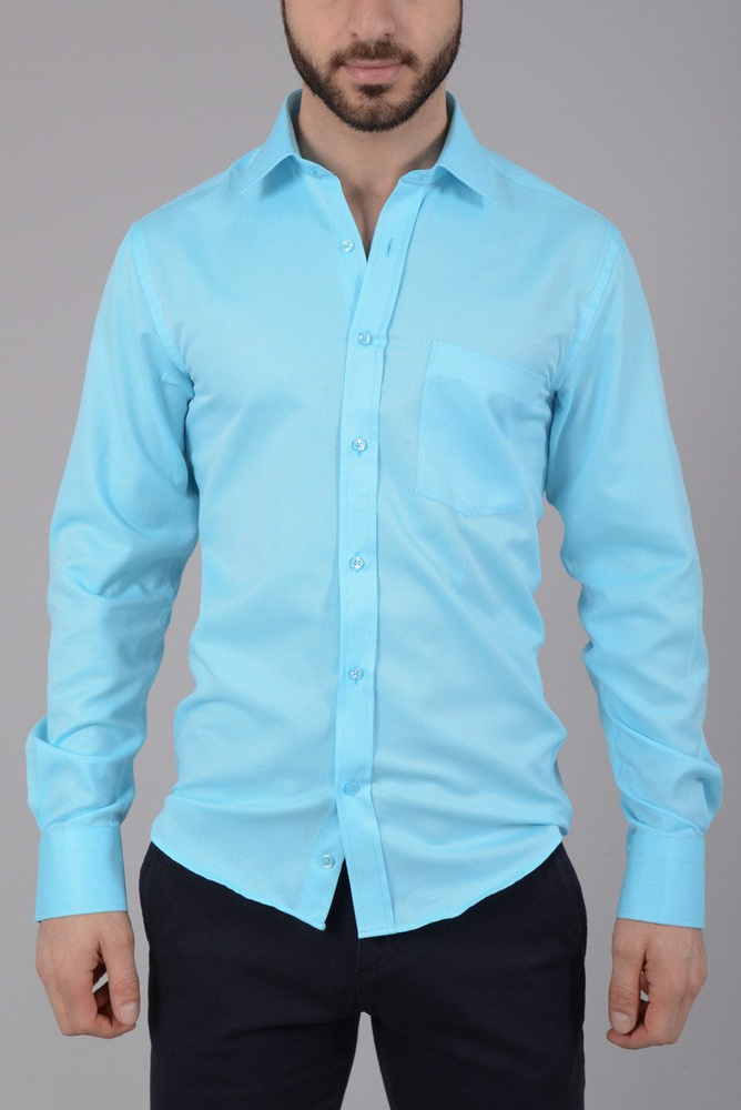 Elegancka Męska Koszula Morska Zieleń