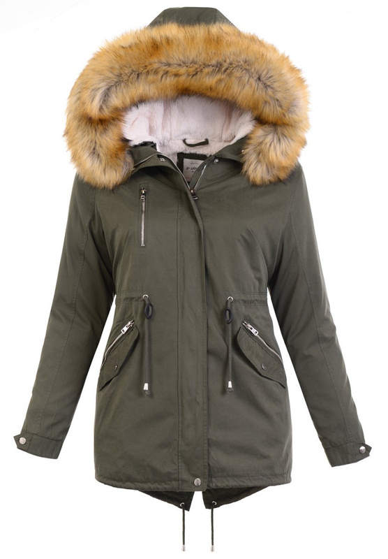Damska Parka 2w1 Joanna Zielona