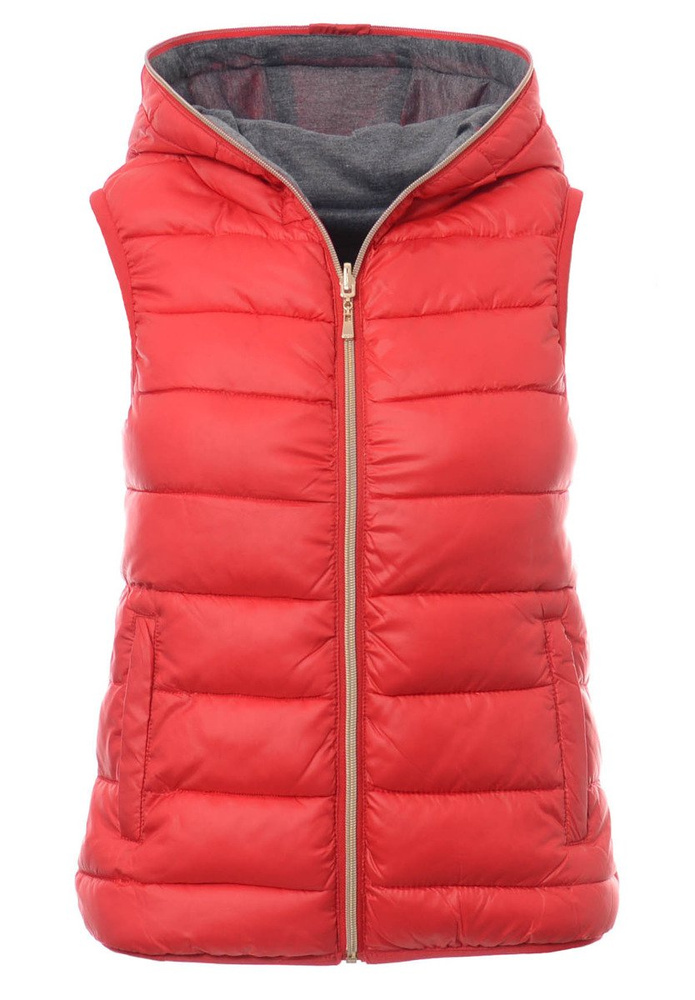 Damska Kamizelka Bezrękawnik Ines Czerwony