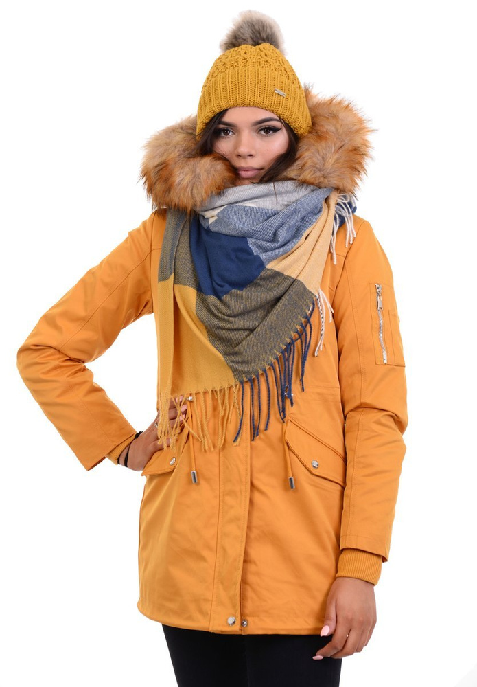 Parka Zimowa 2w1 Sylwia Camel