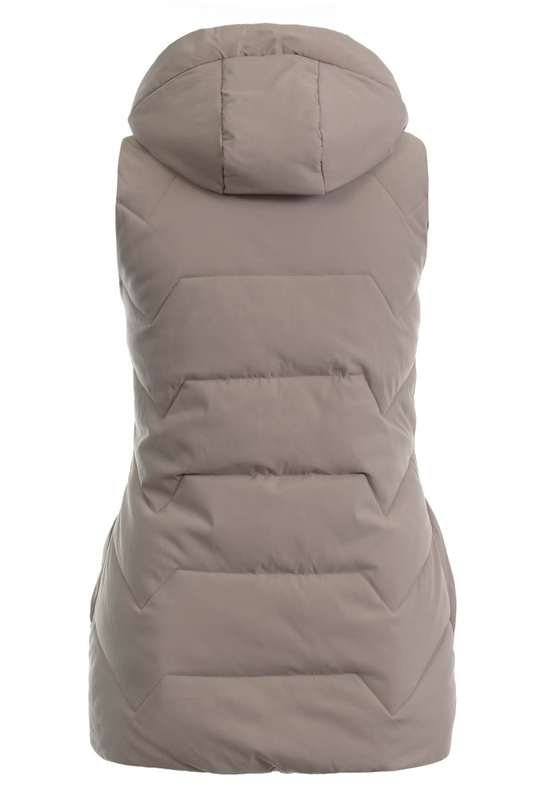 Damska Kamizelka Bezrękawnik Marcela Beżowy