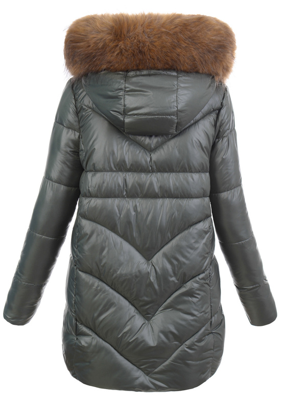 Damska Kurtka Zimowa Justyna Zielona