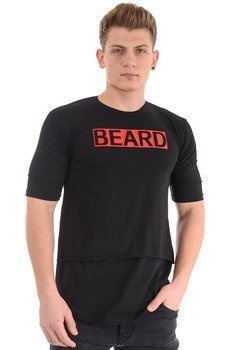 Męska Koszulka T-Shirt Nadruk Czarna