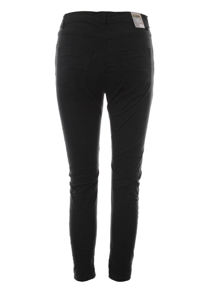 Damskie Spodnie Jeansy Boyfriend Czarne