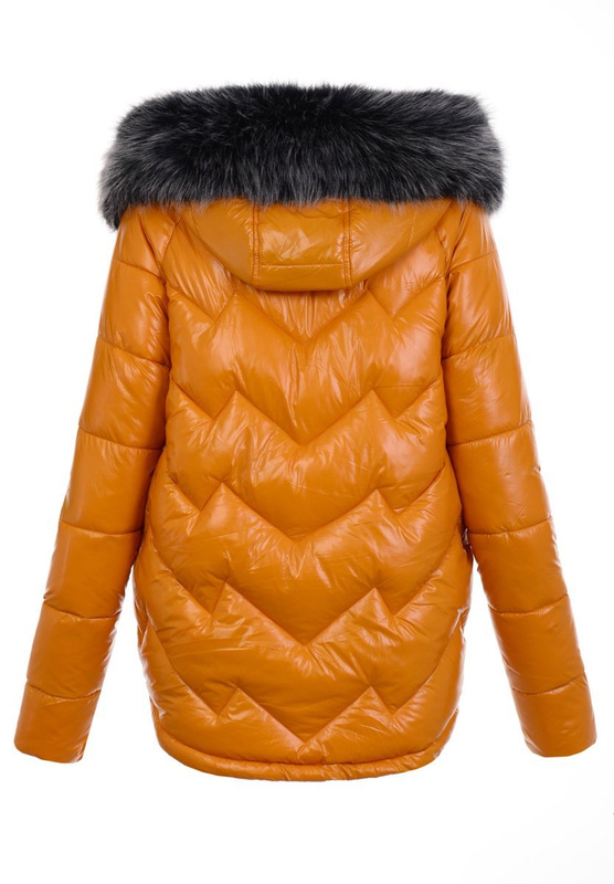 Damska Kurtka Ortalionowa Michalina Żółta