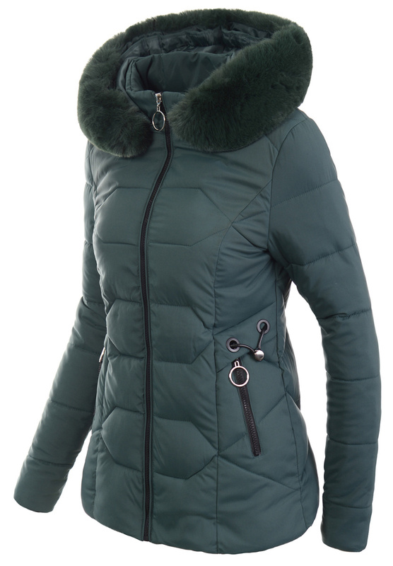 Damska Kurtka Pikowana Nora Zielona