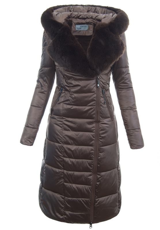 Damska Kurtka Ortalionowa Ludwika Brązowa