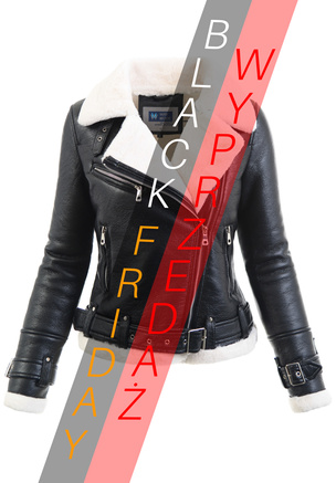 Damska Zimowa Kurtka Kożuszek Aurora Czarna