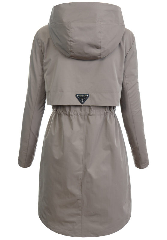 Damska Kurtka Parka Wiosenna Sofia Brązowa