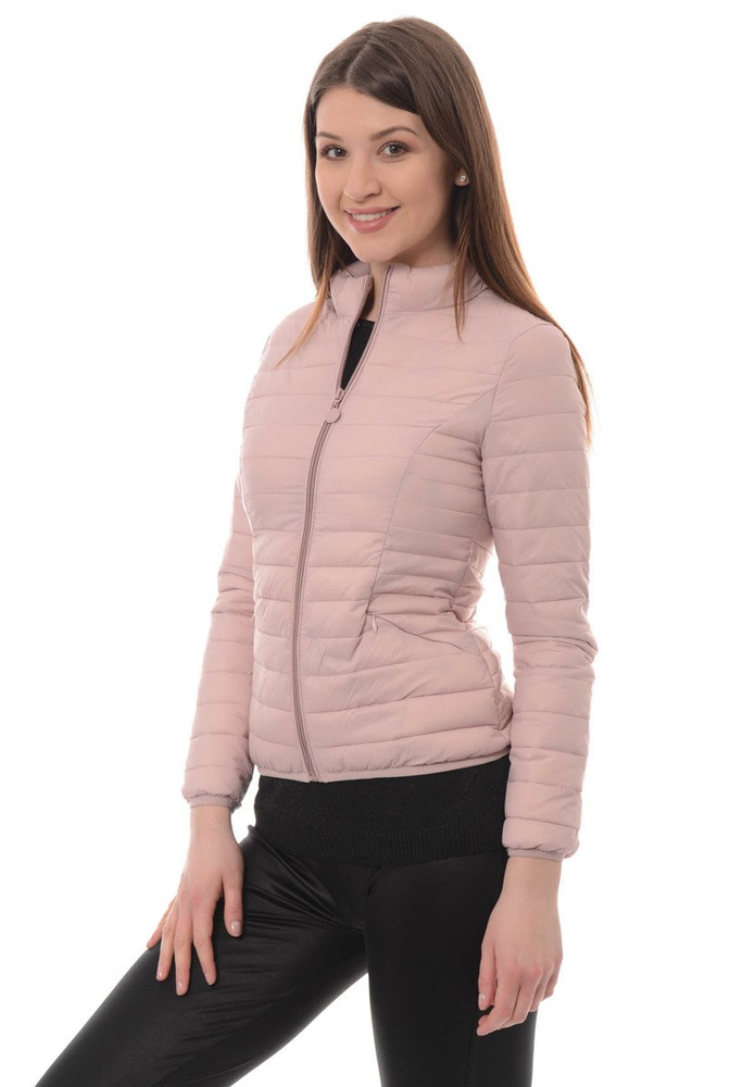 Damska Wiosenna Kurtka Różowa