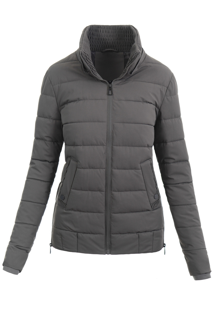 Damska Kurtka Zimowa Bernadeta Szara