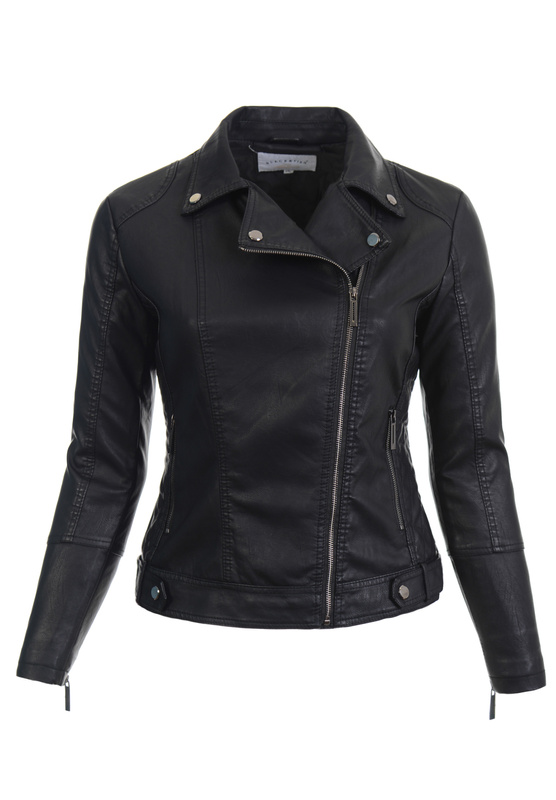 Damska Kurtka Ramoneska Miriam Czarna