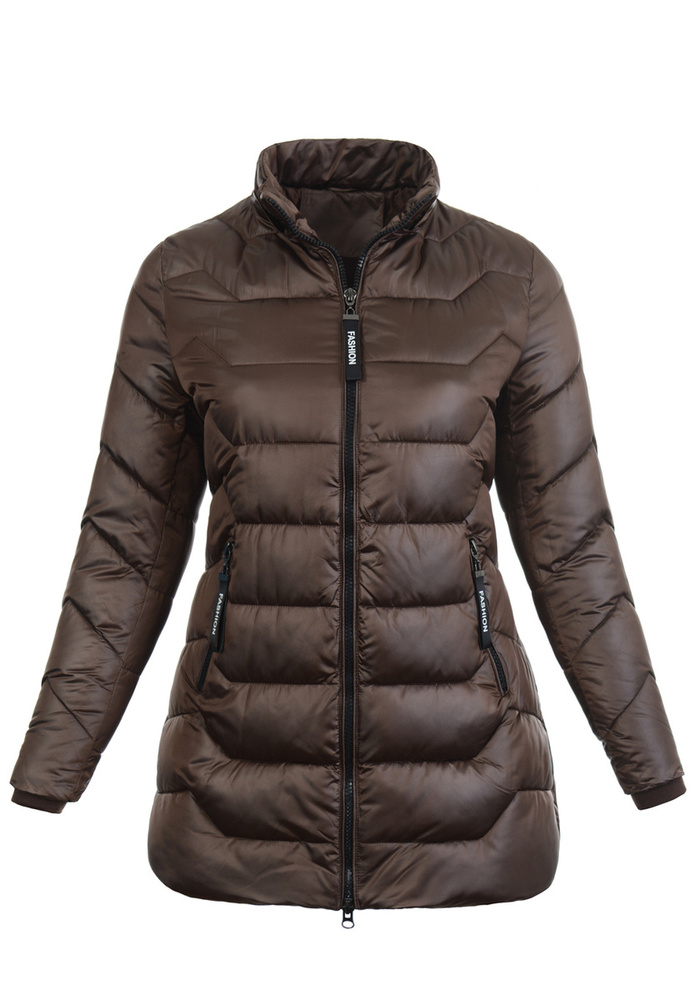 Damska Kurtka Ortalionowa Irmina Brązowa