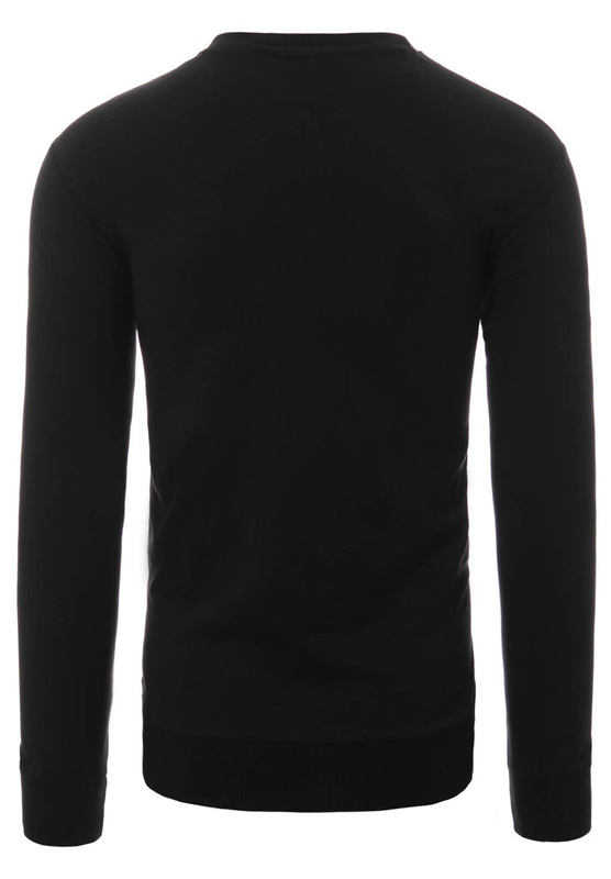 Męska Bluza Bez Kaptura Nszywka Rock Czarna