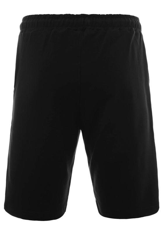 Męskie Spodenki Dresowe Bawełniane Czarne