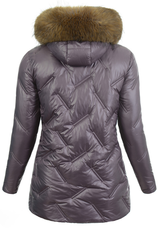 Damska Kurtka Zimowa Ofelia Fioletowa