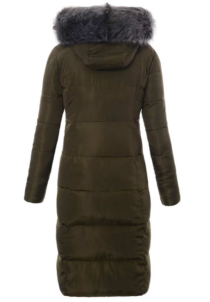 Damska Zimowa Kurtka Ortalionowa Stefania Khaki
