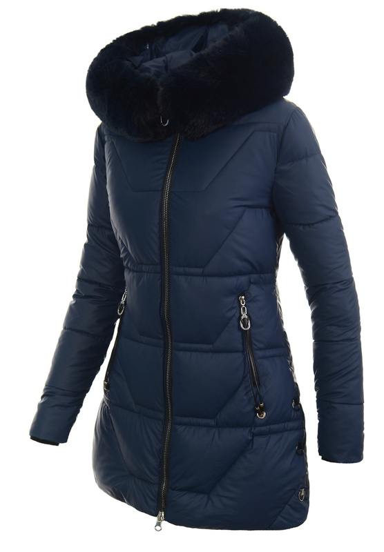 Damska Kurtka Zimowa Carmen Granatowa