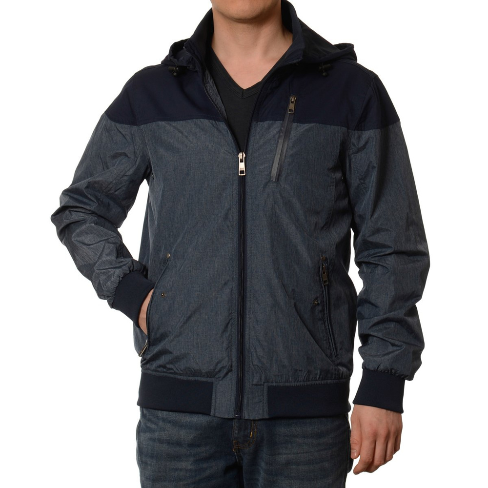 Męska Kurtka Wiosenna - Jesienna Wiatrówka Oscar Granat