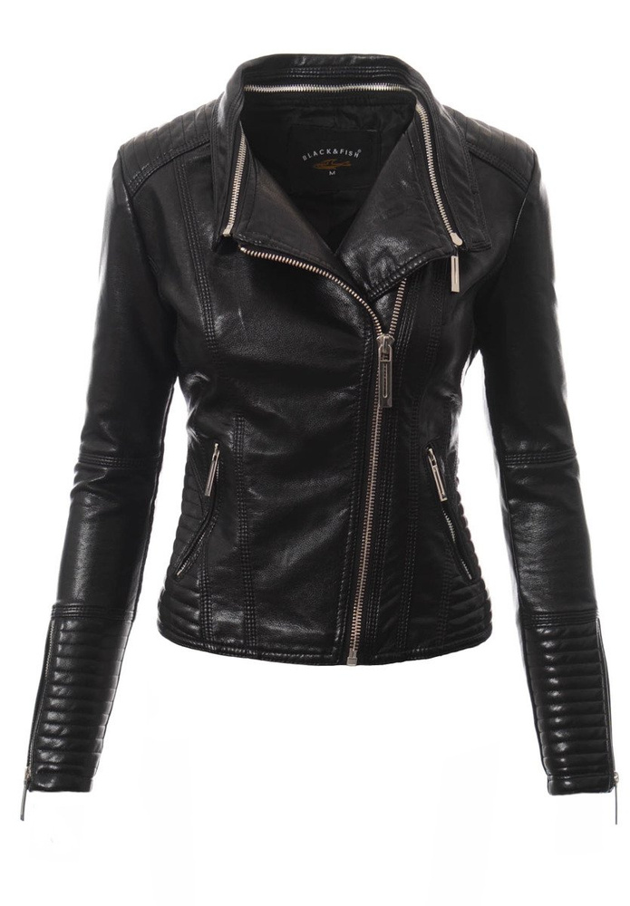 Rewelacyjna Damska Kurtka Ramoneska Tatiana Czarna