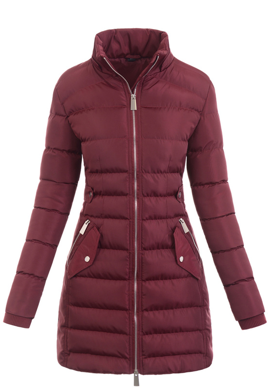 Damska Ortalionowa Kurtka Letycja Bordowa