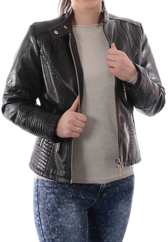 Rewelacyjna Damska Kurtka Ramoneska Anabel Czarna