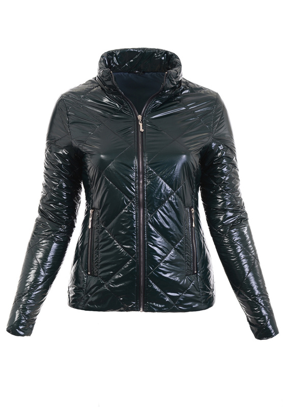 Damska Wiosenna Kurtka Stefania Ciemno Zielona