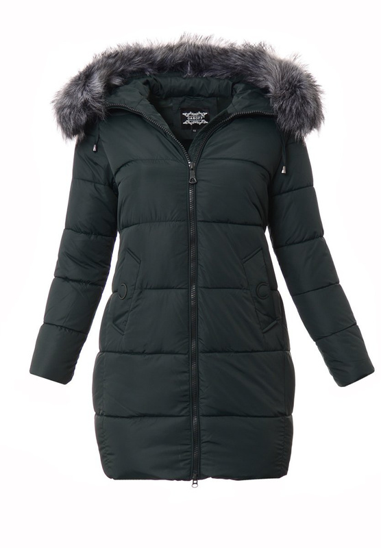 Damska Zimowa Kurtka Kayla Zielona