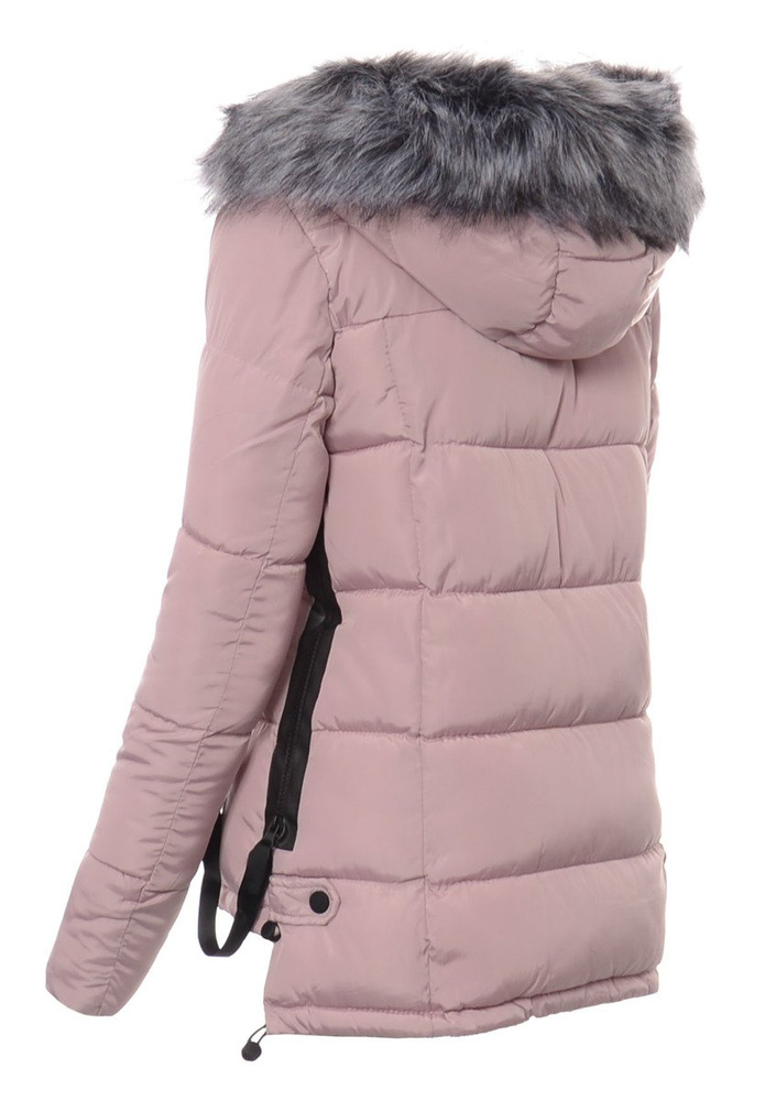 Damska Zimowa Kurtka Ortalionowa Różowa