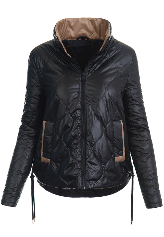 Damska Kurtka Przejściowa Wiosenna Lara Czarna